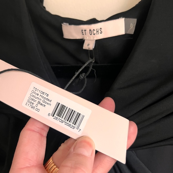 Olive Hooded Gown - Picture 3 of 6